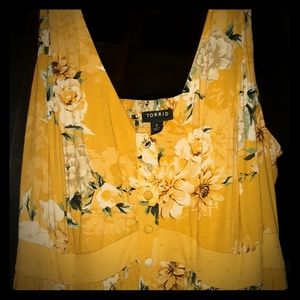 Size 2 Torrid Maxi Dress-Flower Print 18-20 (2X)